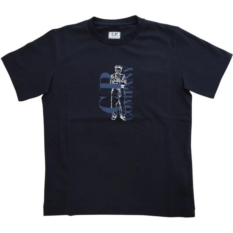 C.P. Company Total Eclipse Blue T-Shirt 1