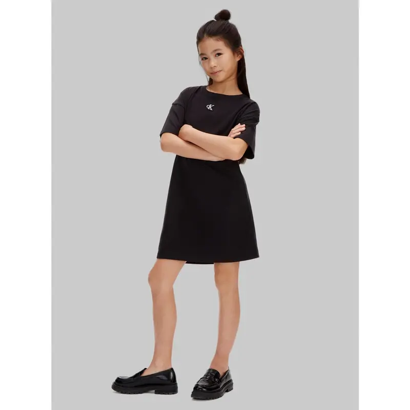 Calvin Klein 1716 Black Ck Monogram Tee Kjole 3