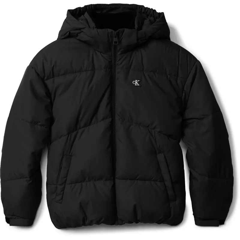 Calvin Klein Ck Short Puffer Jakke Ck Black 1