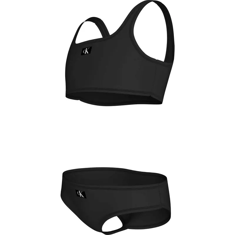 Calvin Klein Pvh Black Bralette Bikini Sæt 2