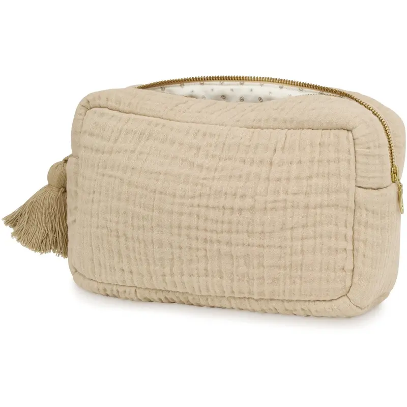 Cam Cam Copenhagen Latte Rowan Muslin Toilettaske 1