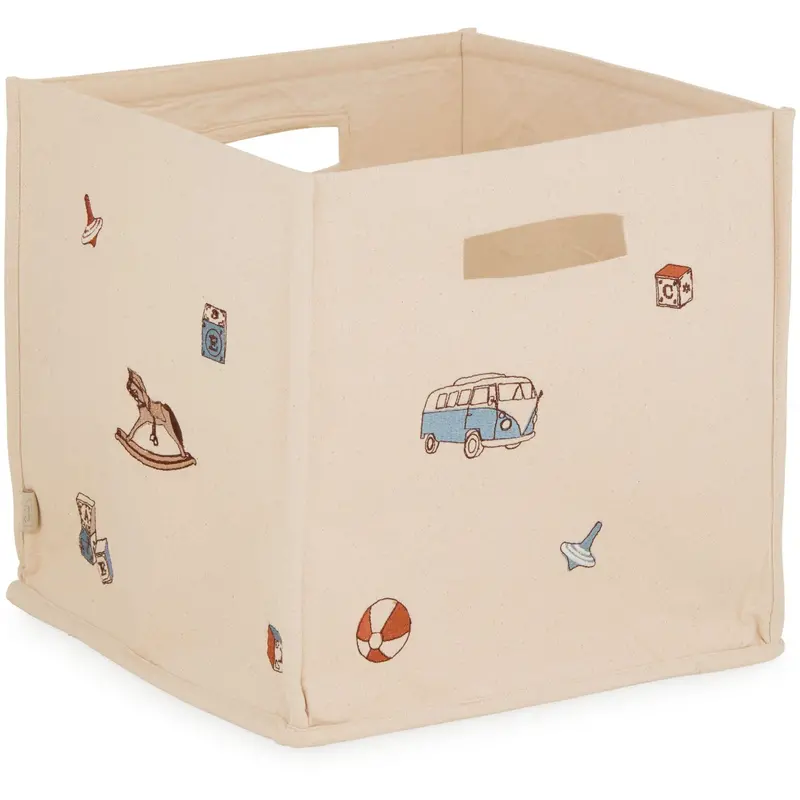 Cam Cam Copenhagen Vintage Toys Canvas Opbevaring Kurv 1