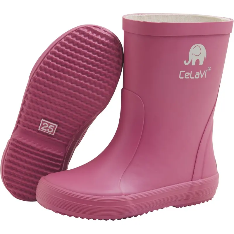 Celavi Rose Wine Basic Gummistøvler -Solid 3