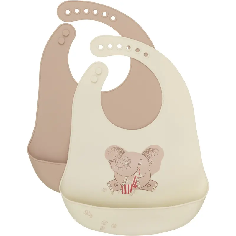 Celavi Warm Taupe Silicon Hagesmæk (2-Pack) 1