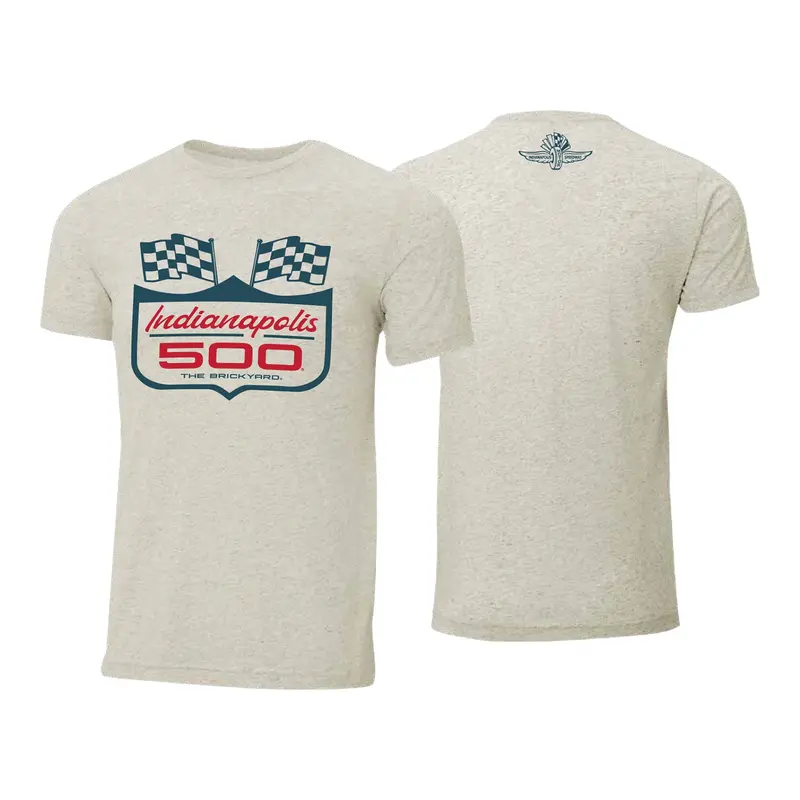 Checkered Flag Wing Wheel Cement T-Shirt 1