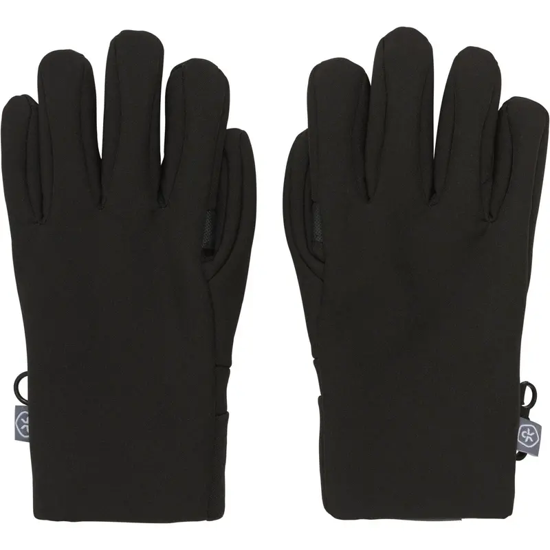 Color Kids Black Handsker Softshell 1