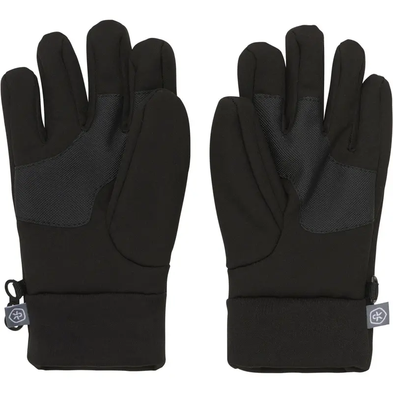 Color Kids Black Handsker Softshell 3