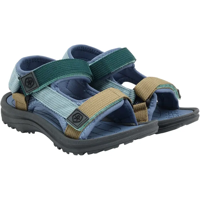 Color Kids Coronet Blue Colorblock Sandaler M/ Velcro 1