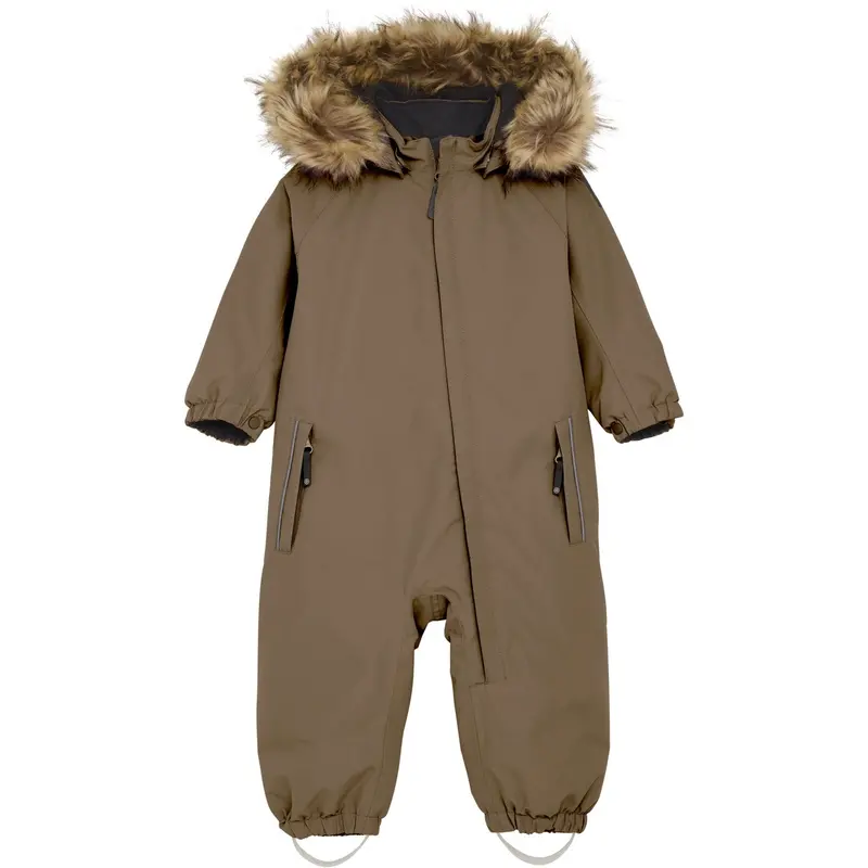 Color Kids Fossil Baby Coverall W. Fake Pels 1