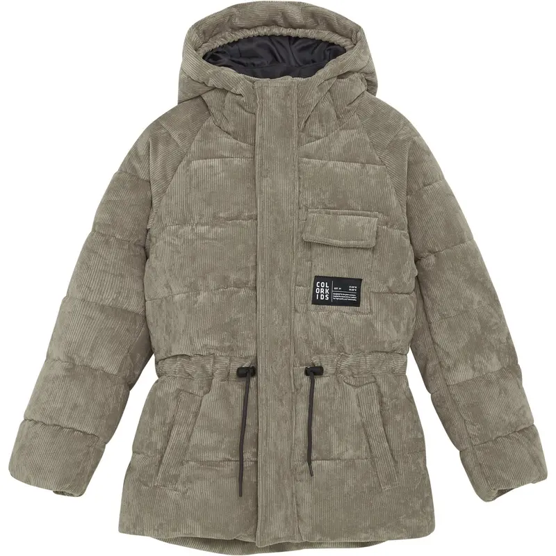 Color Kids Fossil Jr. Jakke W. String -Corduroy 1