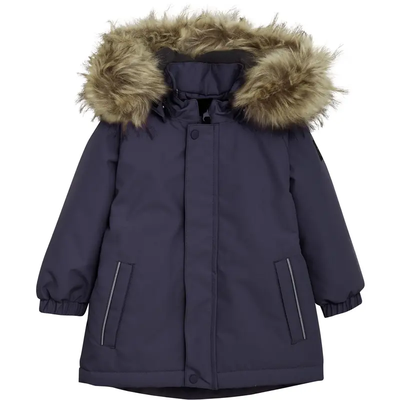 Color Kids Graystone Baby Parka W. Fake Pels 1