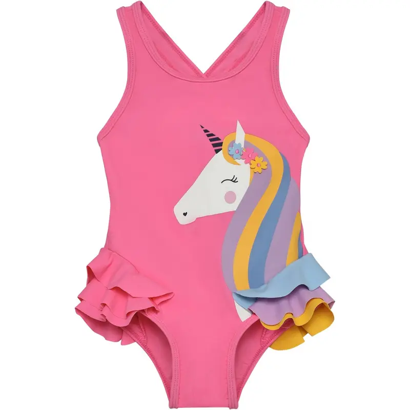 Color Kids Pink Lemonade Badeheldragt M/ Application 1