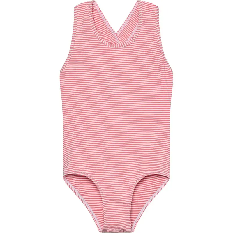 Color Kids Pink Lemonade Swimsuit, Seersucker 1