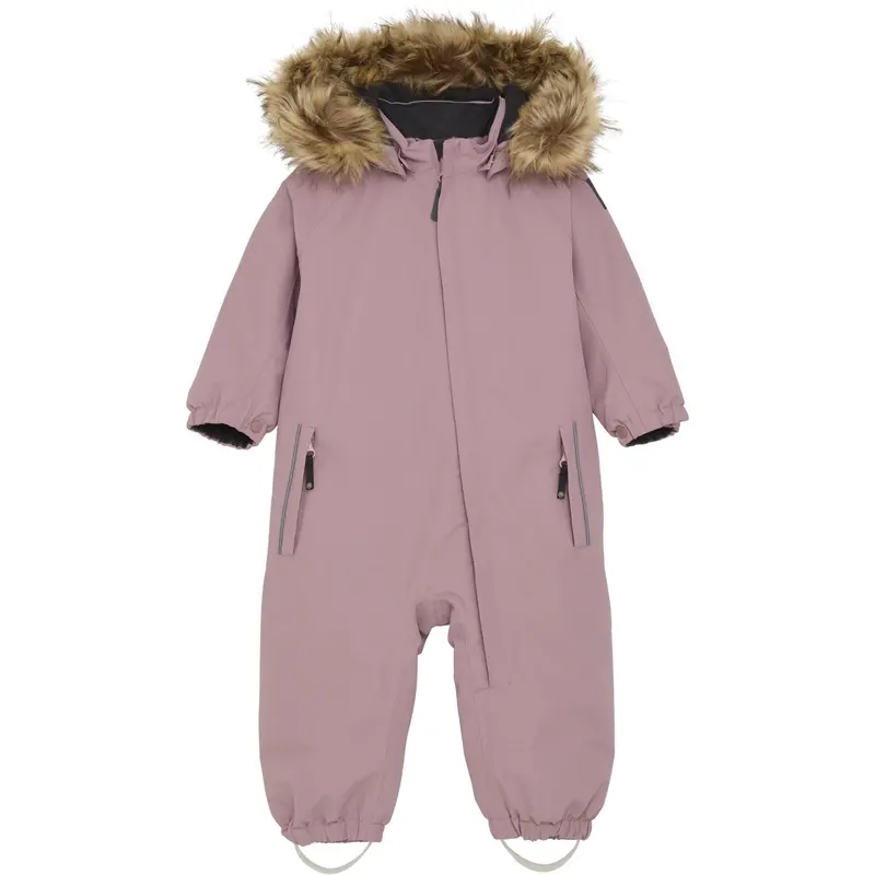 Color Kids Woodrose Baby Coverall W. Fake Pels 1