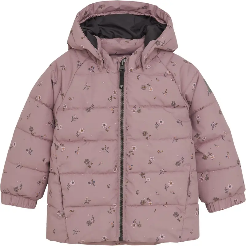 Color Kids Woodrose Baby Jakke - Quilt & Aop 1