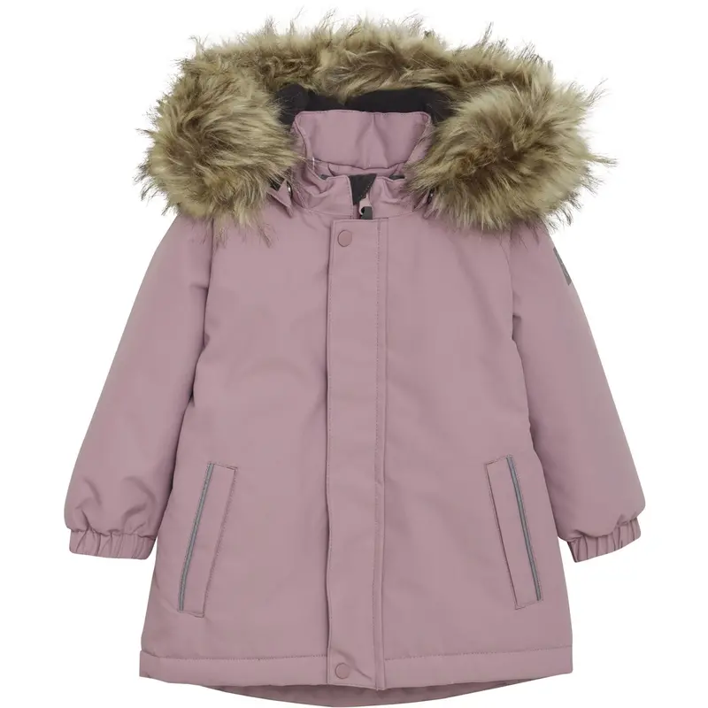 Color Kids Woodrose Baby Parka W. Fake Pels 1