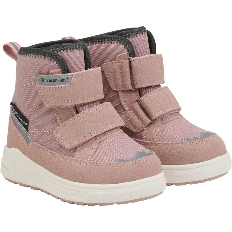Color Kids Woodrose Støvler W. Velcro Waterproof 1
