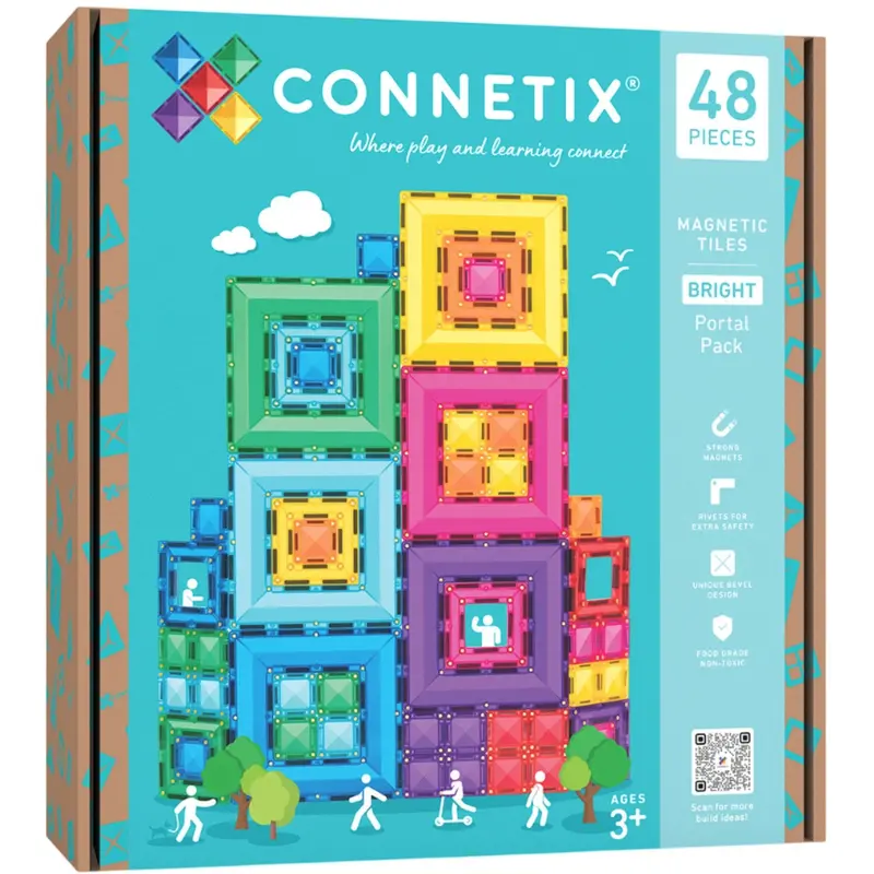 Connetix Multicolour Bright Portal Pak 48 Pcs 1