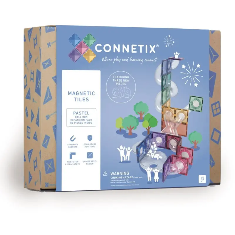 Connetix Pastel Bold Run Expansion Pak 80 Styks 1