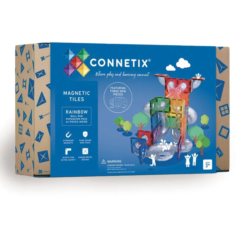Connetix Rainbow Bold Run Expansion Pak 66 Styks 1