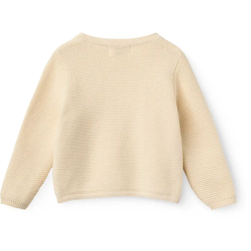 Copenhagen Colors Cream Baby Cross-Over Cardigan 2