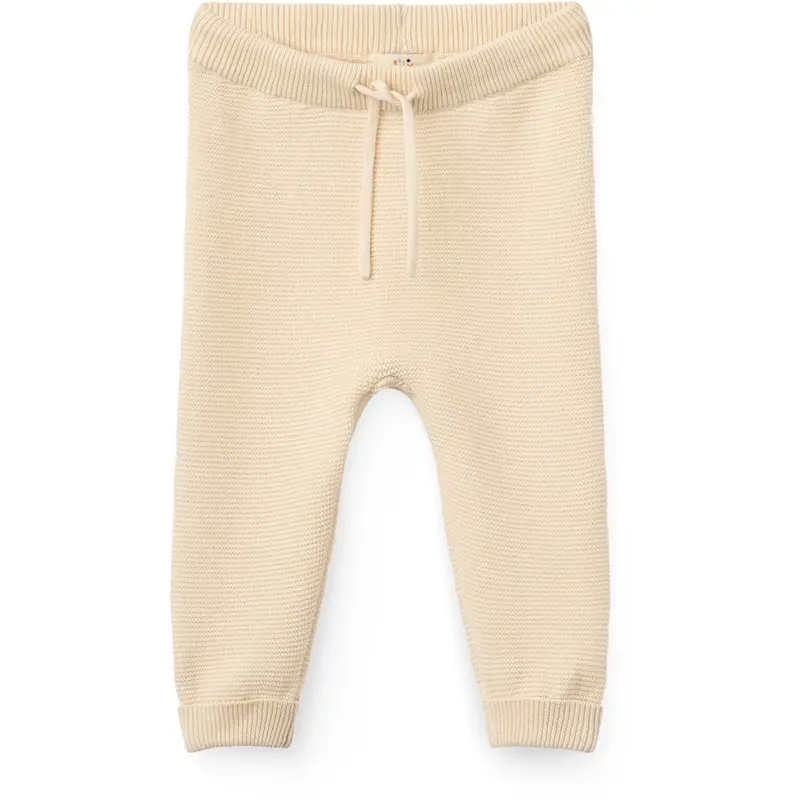 Copenhagen Colors Cream Bomuld Baby Leggings 1