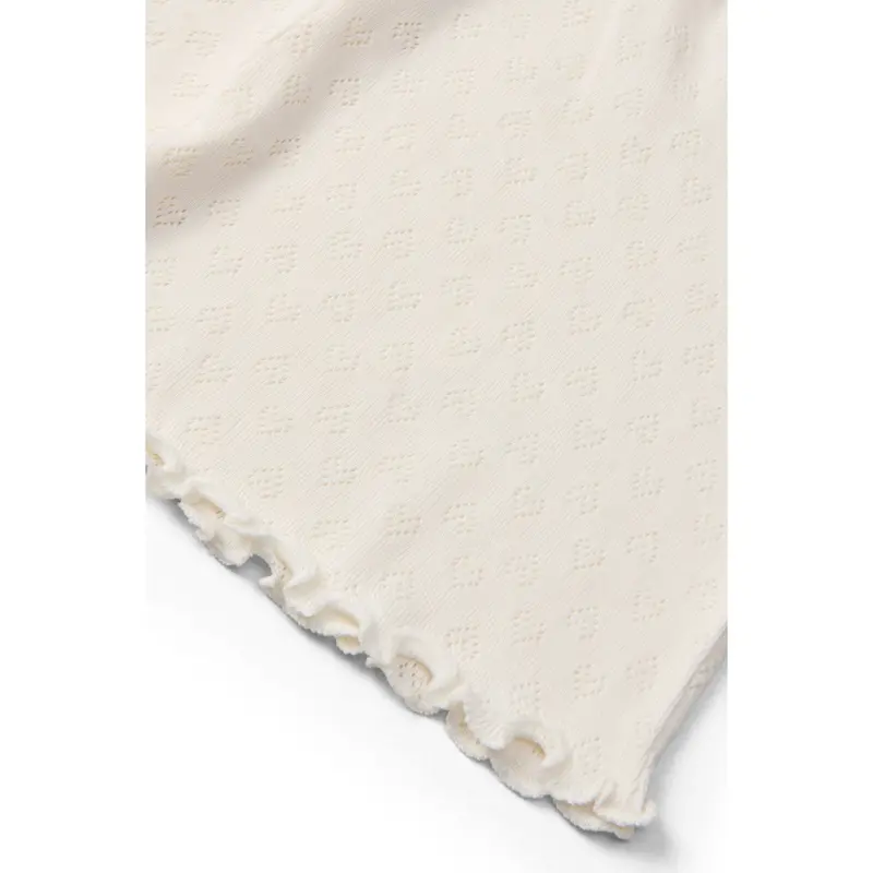 Copenhagen Colors Cream Pointelle Heart Shorts 2