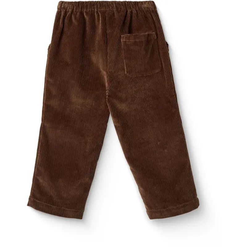 Copenhagen Colors Dk Brown Corduroy Pant W. Adj. Waist 2