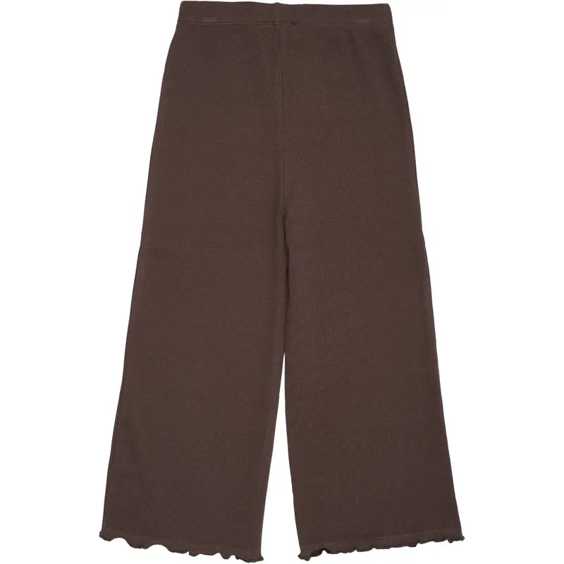 Copenhagen Colors Dk Brown Modal Rib Wide Bukser 2