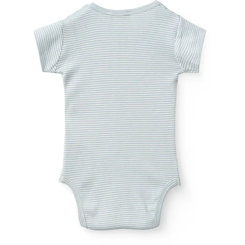 Copenhagen Colors Dusty Blue Stripe Stripe Modal Rib Ss Body 6