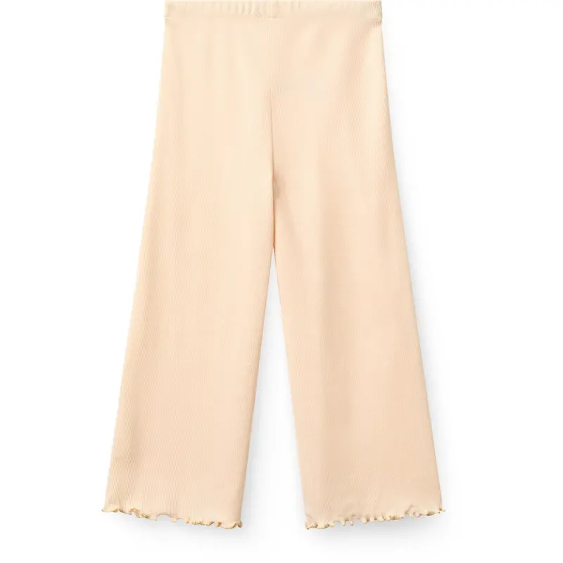 Copenhagen Colors Dusty Rose Modal Rib Wide Bukser 3