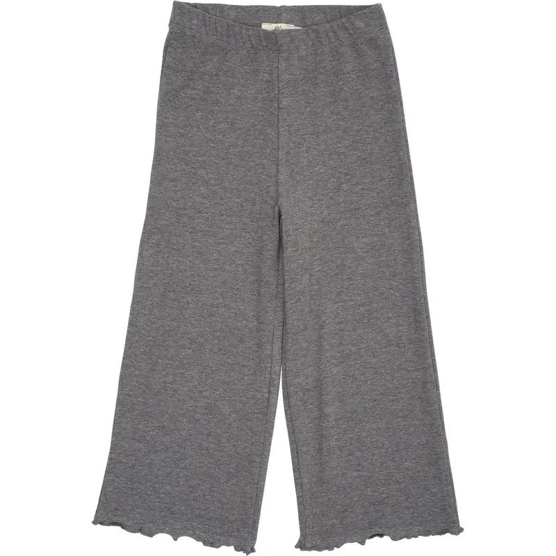 Copenhagen Colors Grey Mel Modal Rib Wide Bukser 1