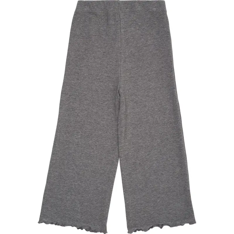 Copenhagen Colors Grey Mel Modal Rib Wide Bukser 2