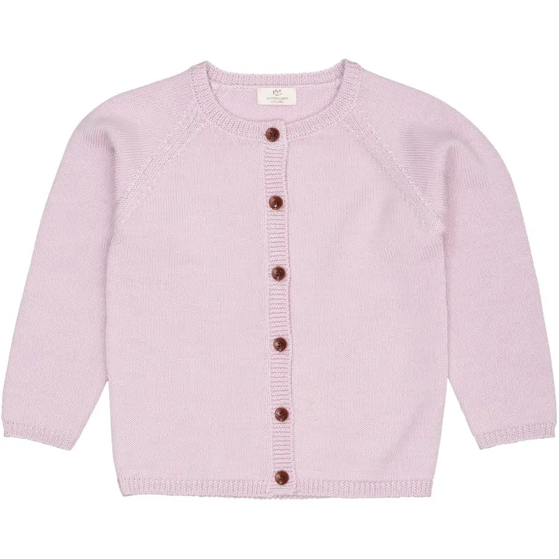 Copenhagen Colors Lavender Merino Strikket Cardigan 1