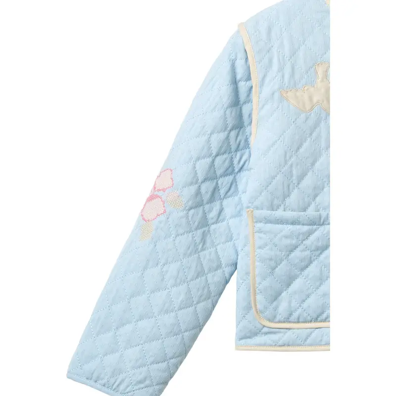 Copenhagen Colors Lt. Blue Comb. Quiltet Jakke 2