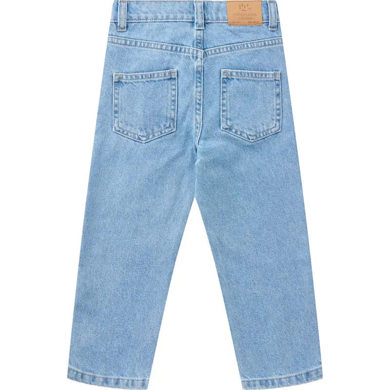Copenhagen Colors Lt Blue Indigo Washed Organic Junior Jeans, Reugular Fit 5