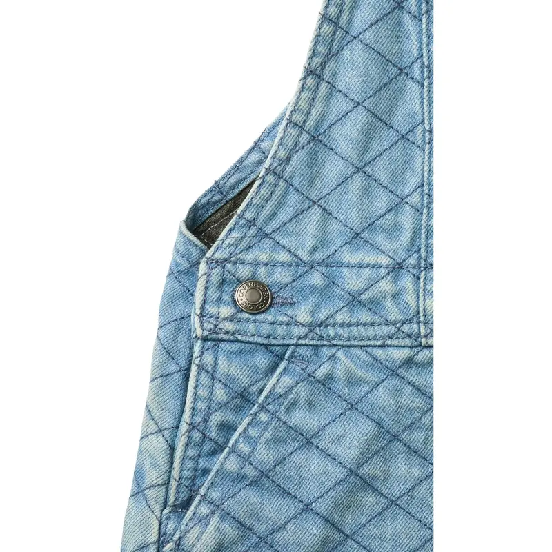 Copenhagen Colors Lt. Washed Blue Quilt Organic Quiltet Denim Spencer Kjole 7