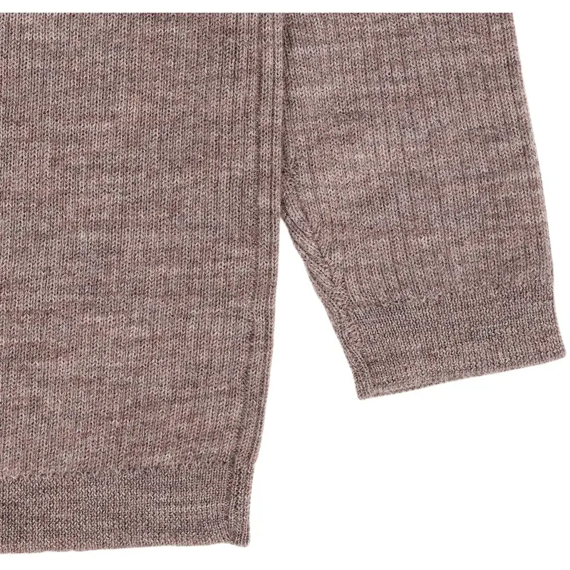 Copenhagen Colors Natural Melange Merino Classic Rib Bluse 3