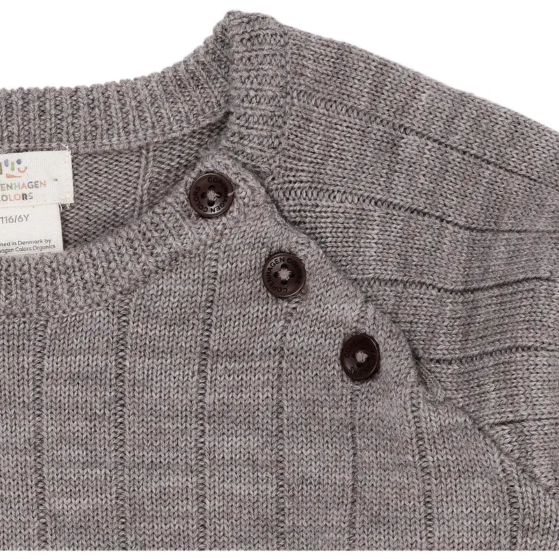 Copenhagen Colors Natural Melange Merino Striktrøje 2