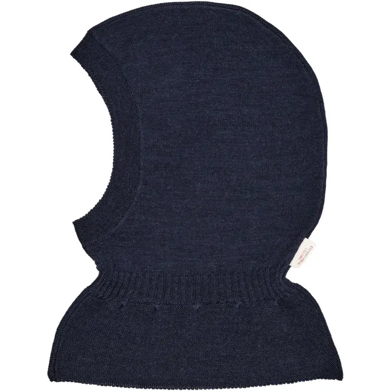 Copenhagen Colors Navy Merino Elefanthue With Frill 1