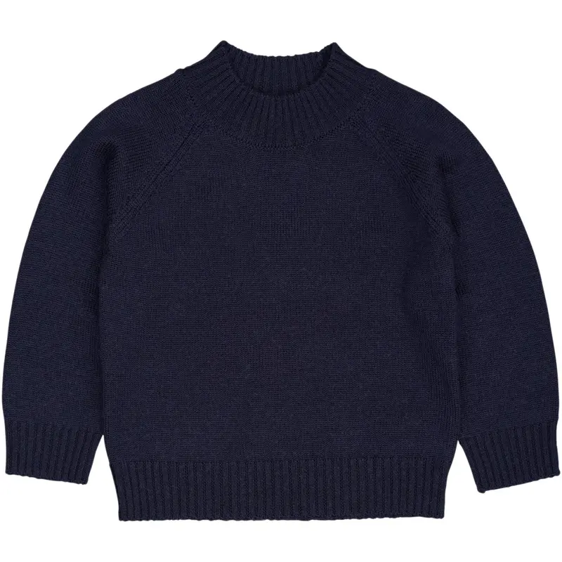 Copenhagen Colors Navy Pull Over M/ Rullekrave 1