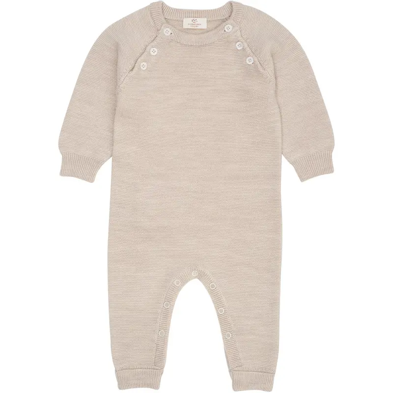 Copenhagen Colors Pale Cream Mel Merino Baby Full Body In Garter Stitch 1