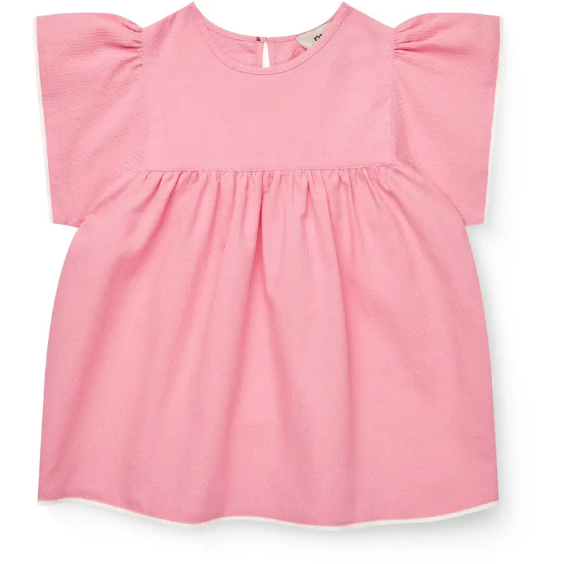Copenhagen Colors Pink Comb. Bluse W. Contrast Piping 1