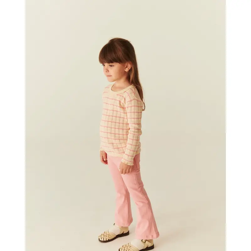 Copenhagen Colors Pink Jeggings Solid W. Flare 3