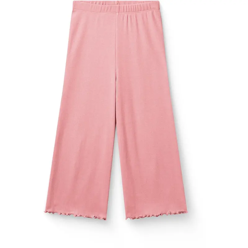 Copenhagen Colors Pink Modal Rib Wide Bukser 1