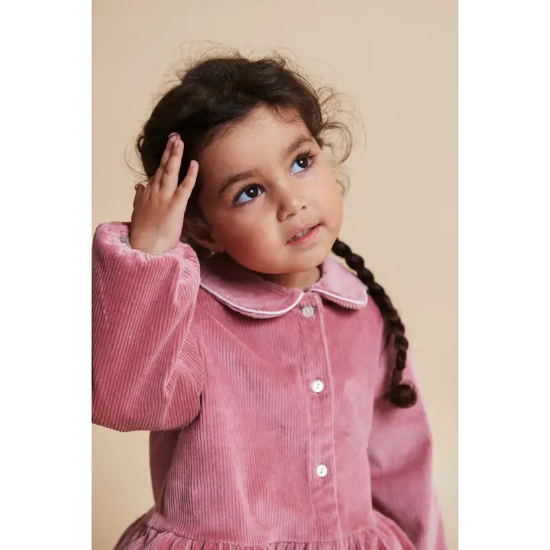 Copenhagen Colors Rose Comb Corduroy Bluse W. Emb. 2
