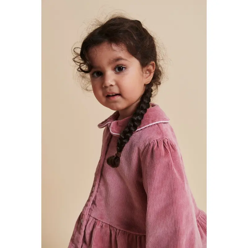 Copenhagen Colors Rose Comb Corduroy Bluse W. Emb. 4