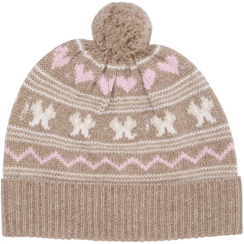 Copenhagen Colors Sand Comb. Cashmere Pattern Beanie 1
