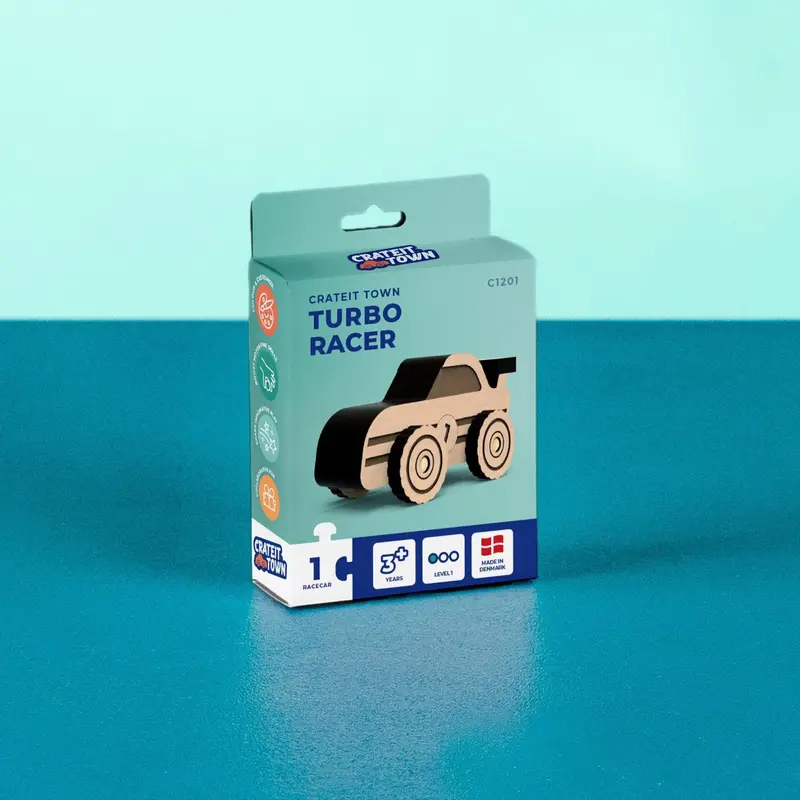 Crateit Town Wooden Legetøj Turbo Racer 1