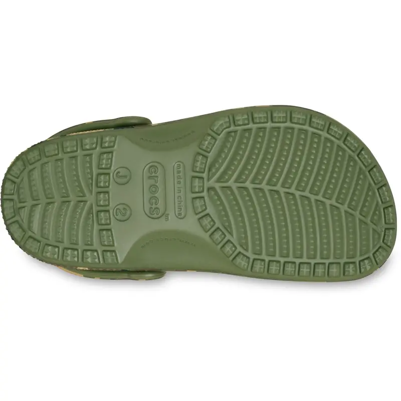 Crocs Army Green/Multi Classic Camouflage Clog 7